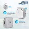 Kohree 5.8 Gal Portable Toilet for Adults: Large Camping Toilet