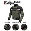 BORLENI Motorcycle Jacket Windproof Motorcycle Full Body Protective Gear CE
