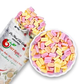 NY Spice Shop PEZ Mixed Fruit Candy Unwrapped | Fruity Flavor Sweet & Sour Mini Candies | Bulk Candy for Snacking & PEZ Dispenser Bonbon Natural - Flavor: PEZ Mixed Classic, Size: 5 lbs