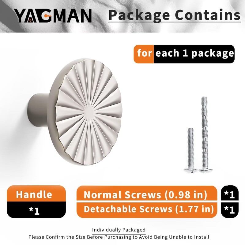 Yagman 10 Pack Kitchen Cabinet Knobs Round Sunflower Dresser Knob