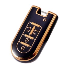 ZANEKO Key Case Compatible Toyota Daihatsu Tank Rumie Tanto Key Cover Tanto Custom Wake Key Holder New Move Canvas Move Custom Smart Key Case, black3