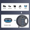 CY USB 3.0 Hub Sound Card 3 Port USB 60mm