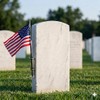 Flag Holder for Gravestones & Memorials, Grave Marker Flag Holder,