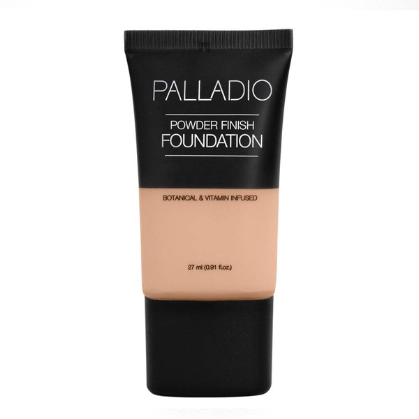 Palladio Base Lquida Powder Finish, Apariencia Mate Natural, Reduce las