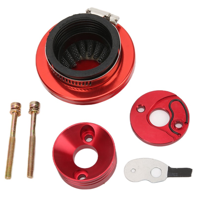 Carburetor Air Filter Adapter Red Replacement for 23cc 33cc 43cc