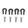 8pcs Metal Front Rear Bumper Trailer Hook for 1/24 RC