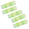 Hegebeck 10Pcs Small Cylindrical Bubble Spirit Level Vials, 9.5×34 mm/