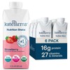 KATE FARMS Organic Nutrition Shake, Strawberry, 16g of Protein, 27