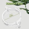 Secured Plastic Plant Clips, 2024 Combinable Plant Support Clips, Plastic