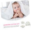 TOVINANNA 1Set Cotton Costume Set Newborn Hat Scratch Gloves Foot