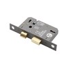 Infinity Decor CE Approved 2.5” Electro Brass 3 Lever Mortice