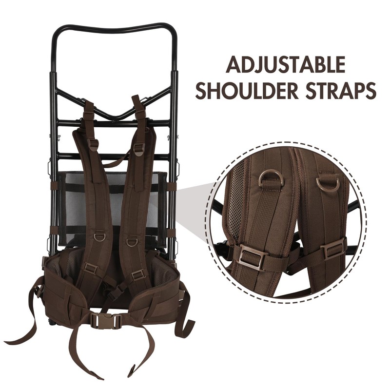 TR External Aluminum Adjustable Pack Frame,