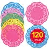 Baker Ross EV191 Coloured Paper Doilies Value Pack — ⁠Creative