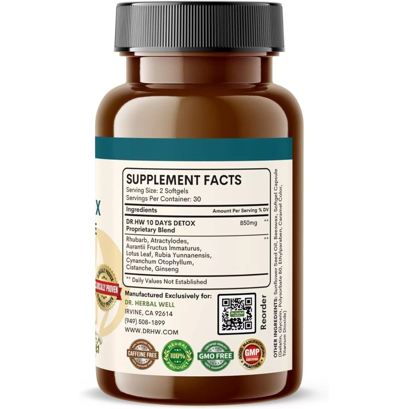 Dr. Hearbal 10 Days Detox Natural Cleanse with Ease No
