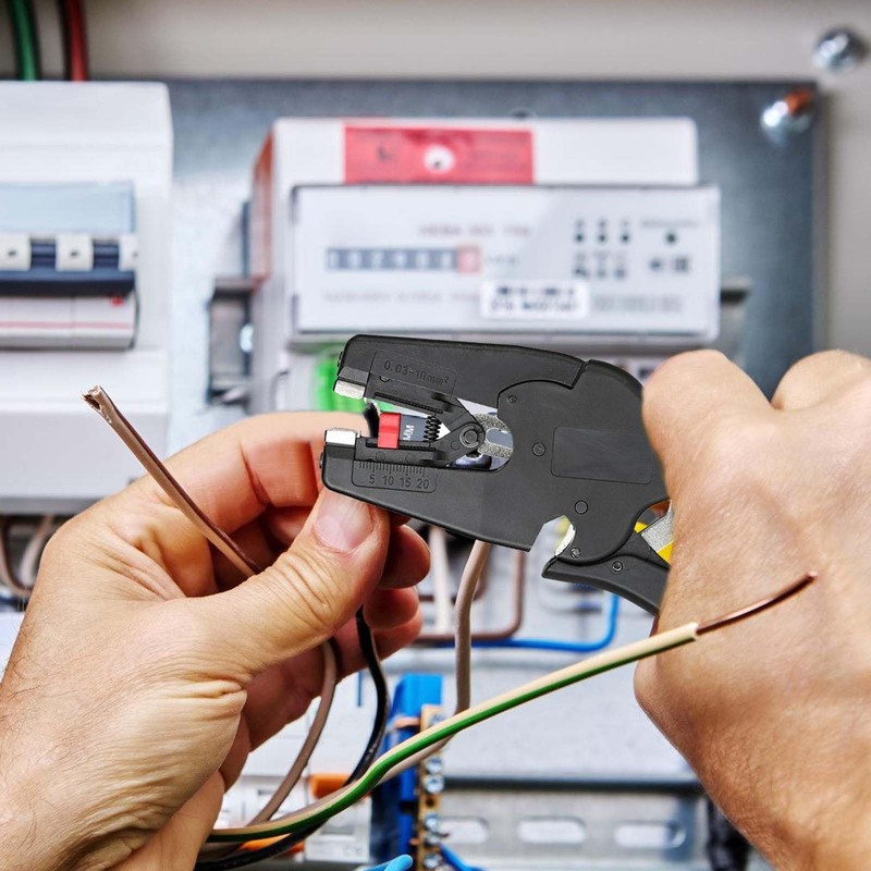 Wire Stripper, 0.03-10 mm² Wire Stripping Tool, Multifunctional with Small