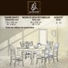 ALFER HOME - Mantel Rectangular Liso con Borde Troquelado, Poliéster