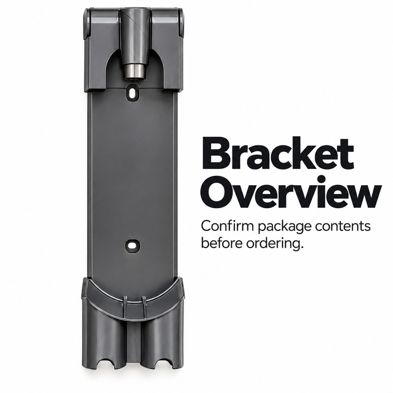 Wall-Mounted Vacuum Storage Bracket for Select V7/V8 Models – Iron