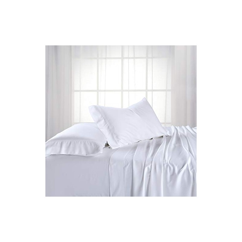 Abripedic Solid 600-Thread-Count, 100-Percent Bamboo Viscose, Super Soft and Cool