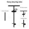 SHUNAI Dog Tie Out Cable and Stake - T Style
