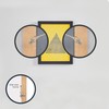 OOK 533830 D-Ring Mirror Hangers, Picture Hangers, ReadyScrew, Steel, Zinc
