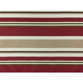 Danfuton Futon Mattress Covers, Slipcover Blended Acrylic Polyester, Full Burgundy Stripe
