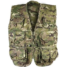 Kombat UK Kids Tactical Vest - British Terrain Pattern, 12-13 Years