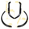 Kojem Fender Flare Kit Compatible with 1955-1986 Jeep CJ CJ5
