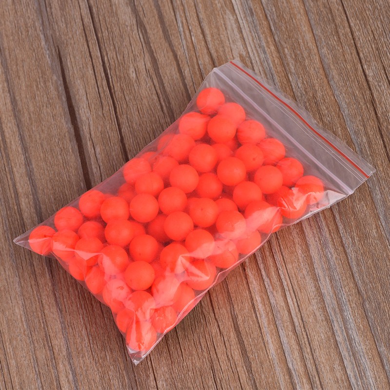 100Pcs EPS Foam Buoyancy Ball Fishing Float Strike Indicator Tackle