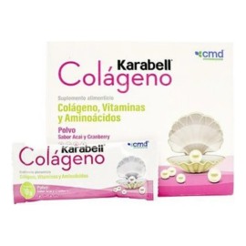 Colageno Karabell 15 Sobres Fortalece Cabello Sabor Neutro