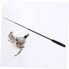 SUPVOX 6pcs Interactive Cat Teaser Stick and Replacement for Indoor