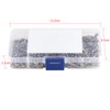 Wood screws, 800 pieces self-tapping screws set, stainless steel screws,