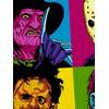 style3 Pop Art Scary Men's T-Shirt Freddy Jasonn Michael Leatherface