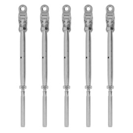5PCS Thread Swage Lag Screw Stainless Steel 3/16in Cable Railing Swage Lag Screw for Industry
