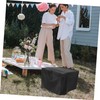 Outanaya Square Fire Pit Cover for Outdoor Gas Table Durable