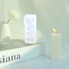 Nimozekd Column Geometric Candle Mold Curved House Decoration Cylindrical Set