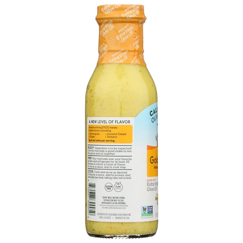 CALIFORNIA OLIVE RANCH Golden Thai Marinade & Sauce, 10 FZ