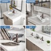 Homevacious Bathroom Faucet Copper Waterfall Bathroom Sink Faucets with Single