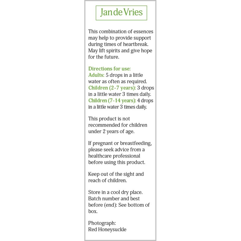 Jan de Vries Natural Emotional Essence 30ml