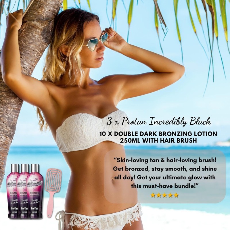 Pro Tan Incredibly Black Ultra Powerful 10X Double Dark Bronzing
