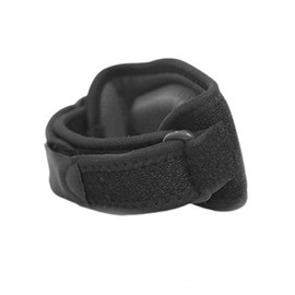 Living Essentials Cushion Pad Elbow Protector Set for Tennis Elbow, Golf, and Fitness Protector Red 2ea