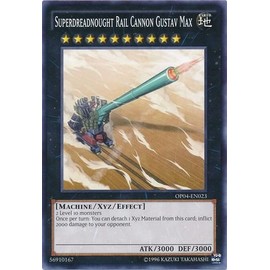 Superdreadnought Rail Cannon Gustav Max - OP04-EN023 - Common - Unlimited Edition - OTS Tournament Pack 4