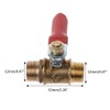 NA/ Coupling Distributor Tap, 1/4 Inch Ball Valve Male to