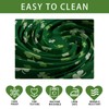 XCHI Green Shamrocks St. Patrick's Day Tablecloth Rectangle Table Cloth