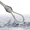 20 Pcs stainless steel simplex wire rope cable clamp/wire rope