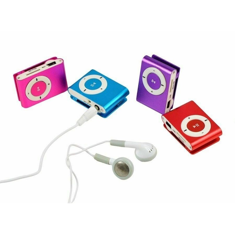 Mini Clip-on MP3 Player with Micro TF/SD Slot Portable WITH