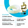 Eastman Ice Maker Installation Kit with Brass Inserts, 1/4 Inch