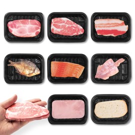 Ruksifg Pack of 8 Novelty Sticky Notes Meat Shape Memo Notes Cute Note Pads Reminder Studying Home Office Supplies