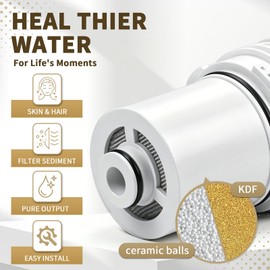 3Pcs Shower Filter Cartridges Compatible with Delta Clarifi 7RC100 & 5RC100