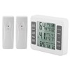 Refrigerator Thermometer, Remote Thermometer Digital Refrigerator Thermometer with 2PCS Sensor