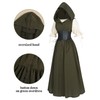 CR ROLECOS Renaissance Costume Dress Women Medieval Costume Pirate Overdress